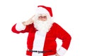 Santa Claus saying that you was not nice Royalty Free Stock Photo