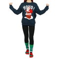 Woman mannequin santa claus shirt