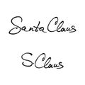 Santa Claus signature stamp