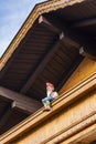 Santa Claus sitting on balcony Austria