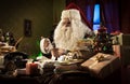 Santa Claus and tax troubles Royalty Free Stock Photo