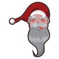 santa claus teasing. Vector illustration decorative design