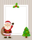 Santa Claus Vertical Photo Frame