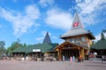 Santa Claus Village Arctic Cirkle Rovaniemi Lapland Finland Royalty Free Stock Photo