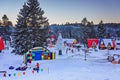 Santa Claus` Village, Val-David, Quebec, Canada - January 1, 2017