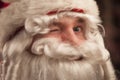 Santa Claus winking at you Royalty Free Stock Photo