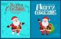 Santa Claus Winter Holidays Adventures Vector