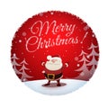 Santa Claus wishes all a Merry Christmas and Happy New Year