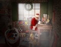 Santa Claus Workshop, Toyshop, North Pole Royalty Free Stock Photo