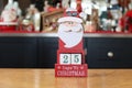 Santa clause countdown to Christmas 25 days until Christmas