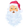 Santa Clause face Royalty Free Stock Photo