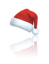 Santa clause hat vector