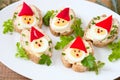 Santa Clause sandwiches