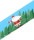 Santa Clause Snowboarder