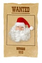 Santa Clause wanted Royalty Free Stock Photo