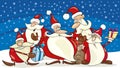Santa clauses group
