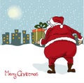 Santa coming Royalty Free Stock Photo