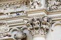 Santa Croce baroque church in Lecce Royalty Free Stock Photo