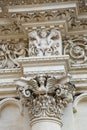 Santa Croce baroque church in Lecce Royalty Free Stock Photo