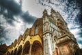 Santa Croce cathedral in hdr tone mapping effect Royalty Free Stock Photo