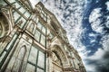 Santa Croce cathedral in hdr tone mapping effect Royalty Free Stock Photo