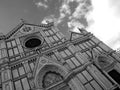 Santa Croce church in Florence - Italy Royalty Free Stock Photo