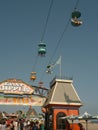 Santa Cruz Beach Boardwalk Amusement Park Royalty Free Stock Photo