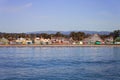 Santa Cruz Beach Boardwalk Waterfront Amusement Park on a Sandy Beach Royalty Free Stock Photo