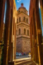 SANTA CRUZ, BOLIVIA - DECEMBER, 23, 2018: Old Town view, Santa Cruz de la Sierra, Bolivia.