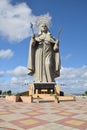 SANTA CRUZ, BRAZIL - September 25, 2017 - View of the courtyard of the largest Catholic statue in the world, the statue of Saint R Royalty Free Stock Photo