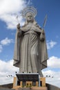 SANTA CRUZ, BRAZIL - September 25, 2017 - View of the courtyard of the largest Catholic statue in the world, the statue of Saint R