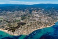 Santa Cruz California Aerial View Royalty Free Stock Photo