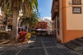 Santa Cruz, capital city of the island La Palma. Traditional architecture. Canary Islands, Spain Royalty Free Stock Photo