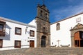 Santa Cruz, capital city of the island La Palma. Traditional architecture. Canary Islands, Spain Royalty Free Stock Photo