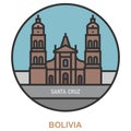 Santa Cruz. Cities and towns in Bolivia