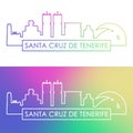 Santa Cruz de Tenerife skyline.