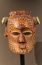 Kuba Kete wooden helmet mask