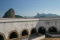 Santa Cruz Fortress at the Guanabara Bay Royalty Free Stock Photo