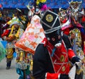 Guatemalan fiesta Masked dancers