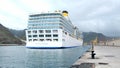 Santa Cruz,Tenerife,2022-03-26,Spain, the Costa Luminosa berthing in the harbor