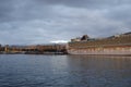 Santa Cruz, Tenerife, 2022-03-26, Spain, the MV Ventura mooring in port Royalty Free Stock Photo