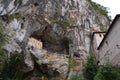 Santa Cueva de Covadonga church in a cave, Spain