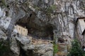 Santa Cueva de Covadonga church in a cave, Spain