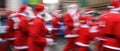 Santa Dash Royalty Free Stock Photo