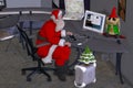 Santa is doing overtime