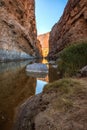 Santa Elena Canyon on the Rio Grand River in Big Bend National Park, Texas Royalty Free Stock Photo