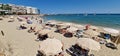 Santa Eulalia beach Royalty Free Stock Photo