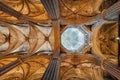 Santa Eulalia Cathedral (called Seu) interior. Royalty Free Stock Photo