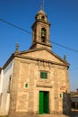 Santa Eulalia church, O Pedrouzo, Spain Royalty Free Stock Photo