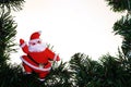 Santa on Evergreen Border